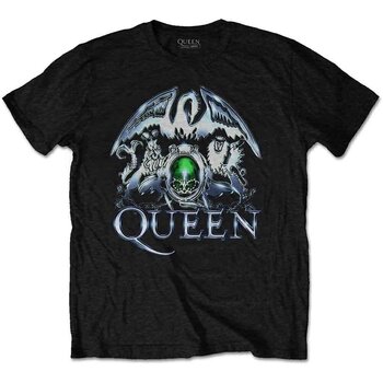 T-Shirt Queen Metal Crest Black 2XL T-Shirt - 1