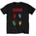 T-Shirt Queen Hot Space Black L T-Shirt