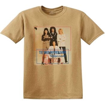 T-Shirt Queen Tie Your Mother Down Old Gold XL T-Shirt - 1