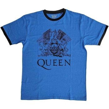 T-särk Queen Crest Logo Ringer Blue S T-särk - 1