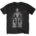Queen European Tour 1984 (Back Print) Black XL T-Shirt