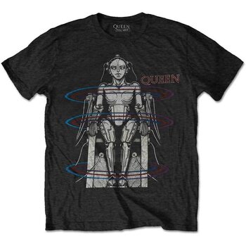 T-Shirt Queen European Tour 1984 (Back Print) Black 2XL T-Shirt - 1