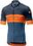 Biciklistički dres Castelli Prologo VI Dres Dark Steel Blue/Orange/Steel Blue 3XL