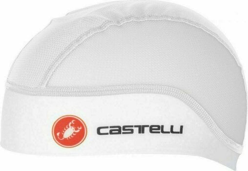 Cycling Cap Castelli Summer Skullcap White UNI Beanie - 1