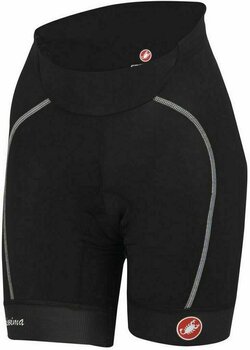 Calções e calças de ciclismo Castelli Velocissima Womens Shorts Black/White S - 1