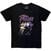 T-Shirt Prince Purple Rain Logo Outline (Back Print) Carbon Black M T-Shirt