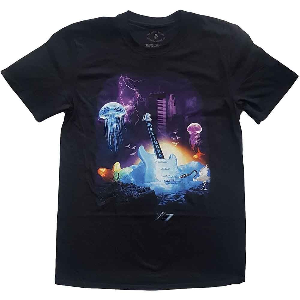 T-shirt Prince Lotus Flower (Back Print) Black 2XL T-shirt