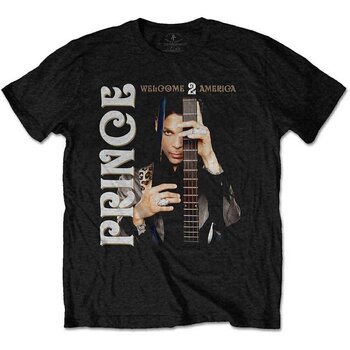 T-Shirt Prince Welcome 2 America Black M T-Shirt - 1