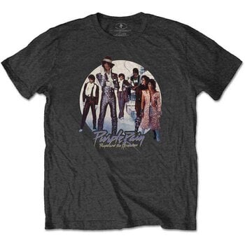 T-Shirt Prince Purple Rain Circle Charcoal Grey L T-Shirt - 1