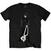 T-Shirt Prince W2A White Guitar (Back Print) Black M T-Shirt