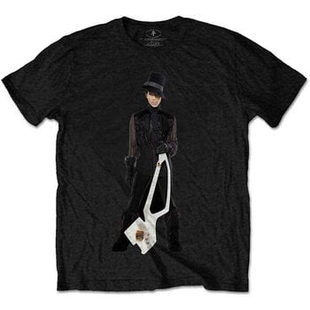 T-Shirt Prince W2A White Guitar (Back Print) Black L T-Shirt - 1