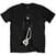 T-Shirt Prince W2A White Guitar (Back Print) Black L T-Shirt
