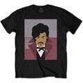 Prince Many Faces (Back Print) Black XL T-Shirt