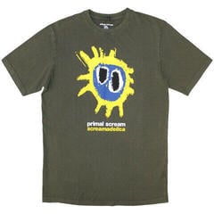 T-Shirt Primal Scream Screamadelica (Stone Wash) Green L T-Shirt