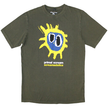 T-Shirt Primal Scream Screamadelica (Stone Wash) Green XL T-Shirt - 1