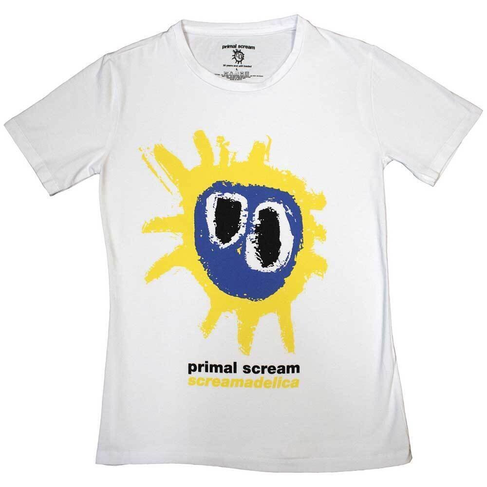 T-shirt Primal Scream Screamadelica White 2XL Feminino T-shirt