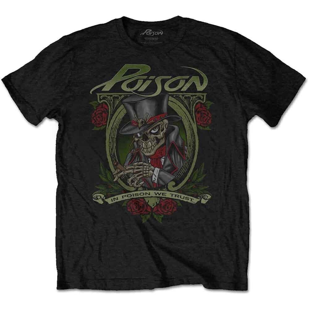 T-shirt Poison We Trust Black XL T-shirt