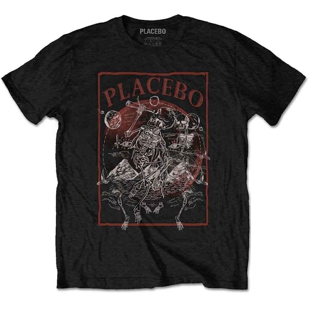 Shirt Placebo Astro Skeletons Black L Shirt