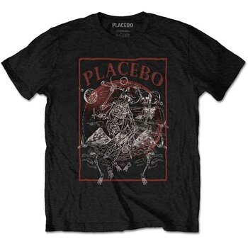 Shirt Placebo Astro Skeletons Black L Shirt - 1