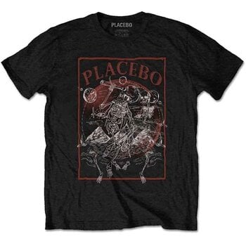 T-Shirt Placebo Astro Skeletons Black 2XL T-Shirt - 1