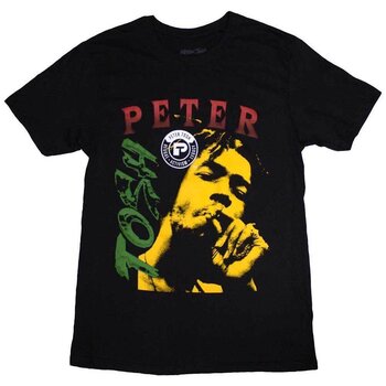 T-shirt Peter Tosh Smokin' Black XL T-shirt - 1