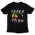 T-särk Peter Tosh Lightning Logo Black S T-särk