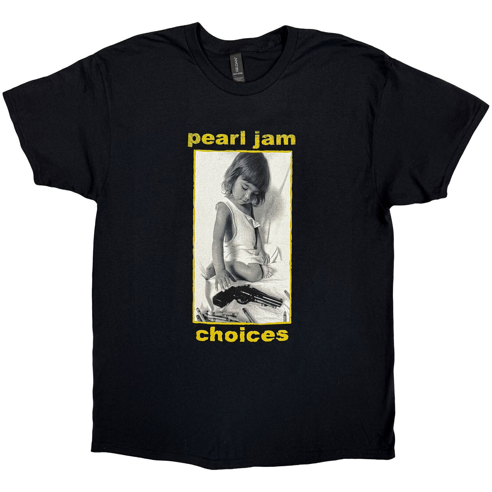 T-shirt Pearl Jam Choices (Back Print) Black 2XL T-shirt