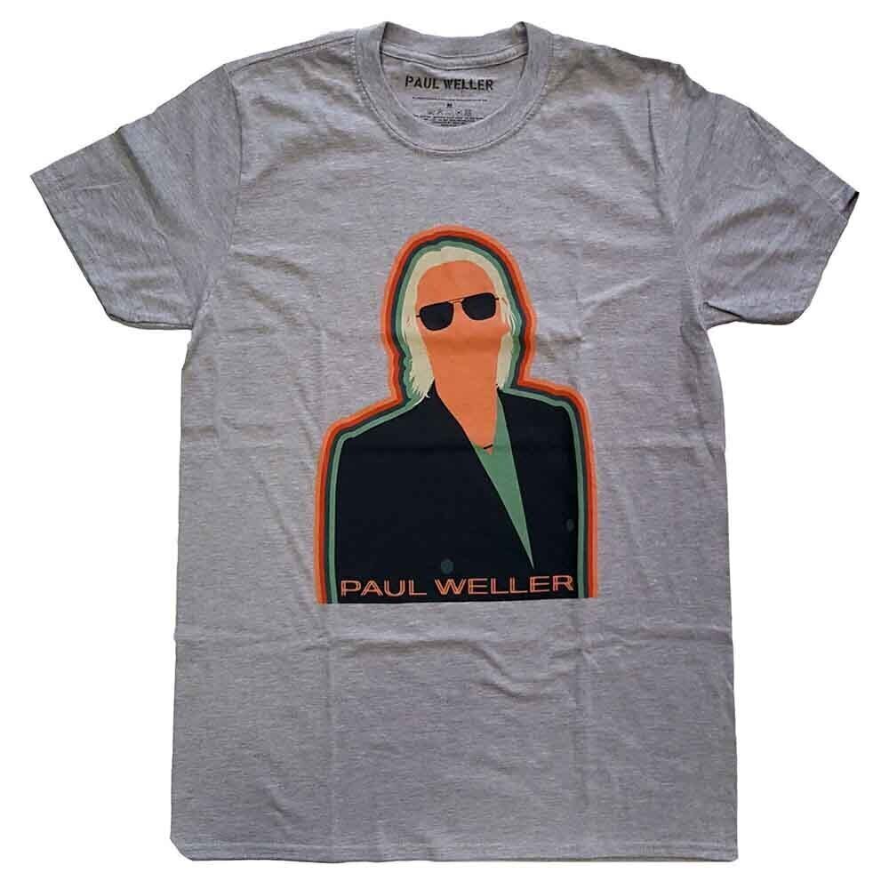 T-Shirt Paul Weller Illustration Key Lines Grey 2XL T-Shirt