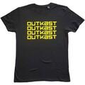 Outkast Logo Repeat Black M T-Shirt