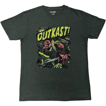 Camiseta de manga corta Outkast ATLiens Verde XL Camiseta de manga corta - 1