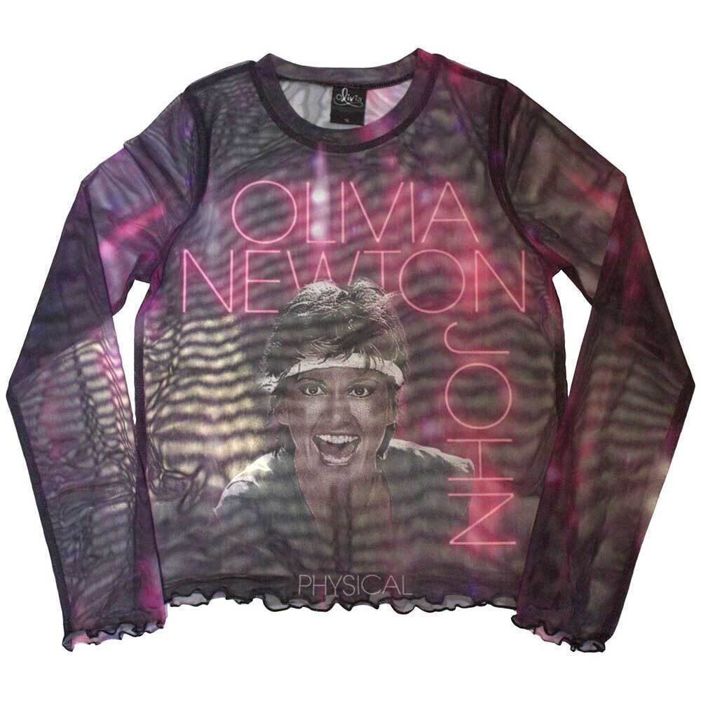 T-shirt Olivia Newton-John Physical (Mesh) Purple M Feminino T-shirt