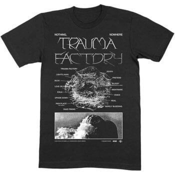 T-Shirt nothing,nowhere. Trauma Factor V.2 Black S T-Shirt - 1