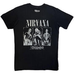 T-shirt Nirvana Nevermind Tracklist (Back Print) Carbon Black M T-shirt