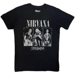 T-shirt Nirvana Nevermind Tracklist (Back Print) Carbon Black XL T-shirt