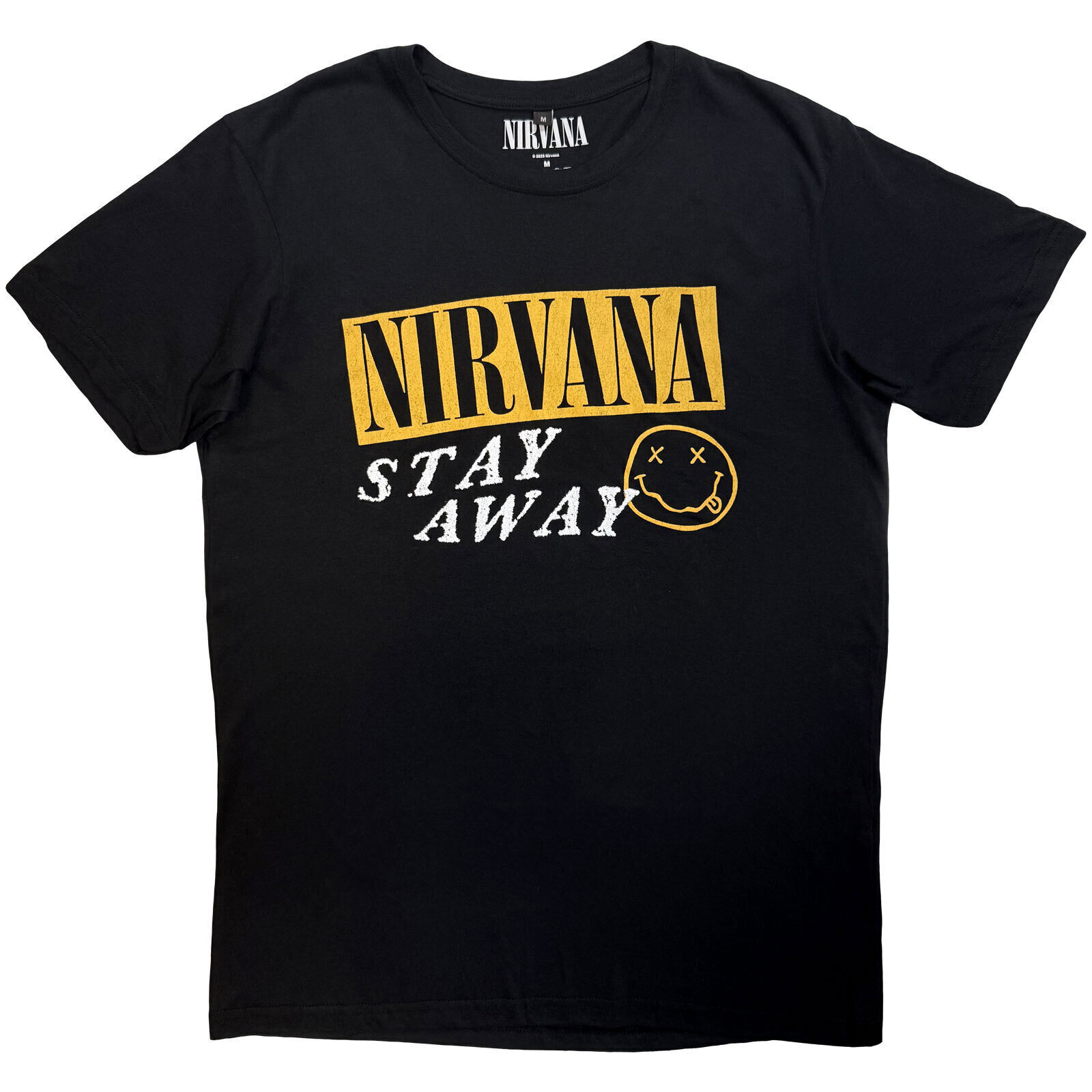 T-Shirt Nirvana Stay Away (Back Print) Carbon Black 2XL T-Shirt