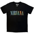 Nirvana In Utero Angel Swirl (Back Print) Carbon Black L T-Shirt