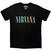 T-shirt Nirvana In Utero Angel Swirl (Back Print) Carbon Black XL T-shirt