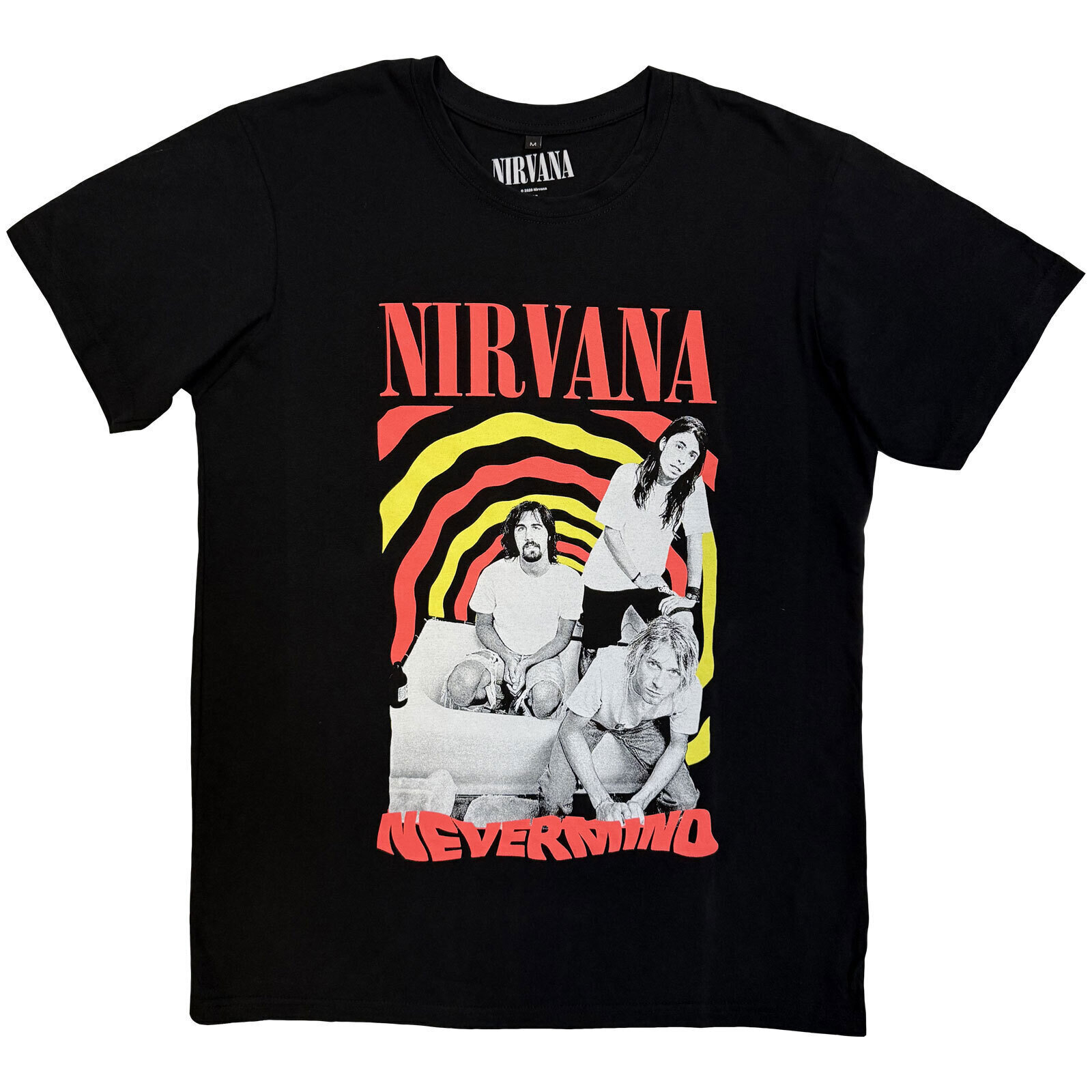 Риза Nirvana Nevermind Bath Tub (Back Print) Carbon Black M Риза