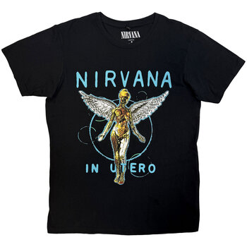 T-särk Nirvana In Utero Neon Blue Carbon Black M T-särk - 1