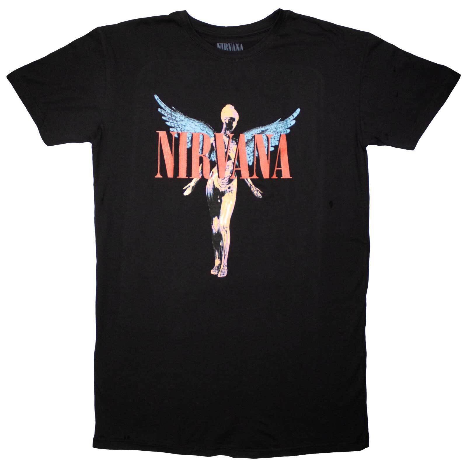 T-Shirt Nirvana Angelic Dress Black L Ladies T-Shirt