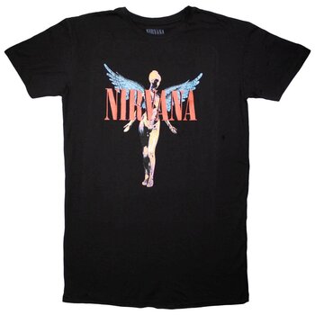 T-shirt Nirvana Angelic Dress Black XL Feminino T-shirt - 1
