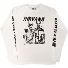 T-shirt Nirvana Incesticide (Back & Sleeve Print) White XL T-shirt