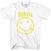 T-särk Nirvana Yellow Happy Face White M T-särk