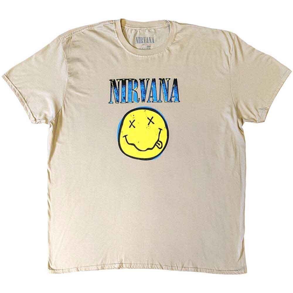 T-Shirt Nirvana Xerox Happy Face Sand 3XL T-Shirt
