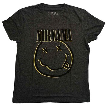 T-Shirt Nirvana Inverse Happy Face Brindle M T-Shirt - 1