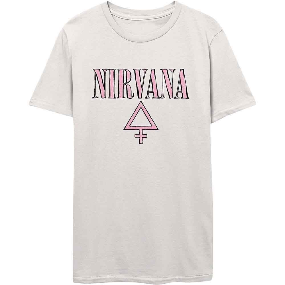 T-Shirt Nirvana Femme Sand L Damen T-Shirt