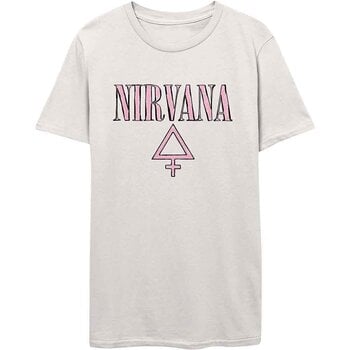 T-Shirt Nirvana Femme Sand L Damen T-Shirt - 1