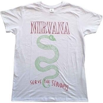 Camiseta de manga corta Nirvana Serve The Servants White S Camiseta de manga corta - 1