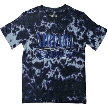 Marškinėliai Nirvana Nevermind Wavy Logo (Wash Collection) Purple S Marškinėliai - 1