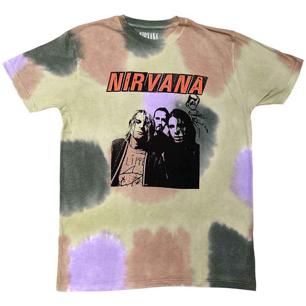 T-skjorte Nirvana Flipper (Wash Collection) Multicolour XL T-skjorte
